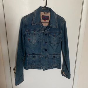 Adorable PLUGG denim jacket. Like new. Large.